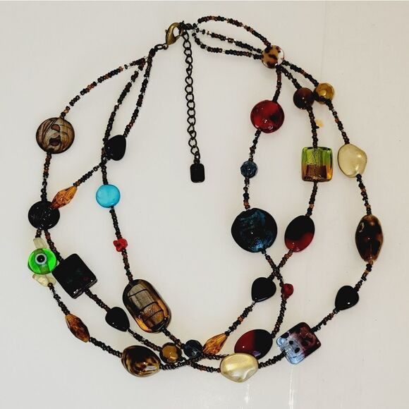 You & I ADJUSTABLE MULTI-STRAND NECKLACE - Picture 10 of 13